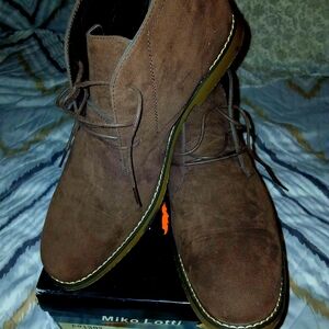 Men's Brown Suede Shoes